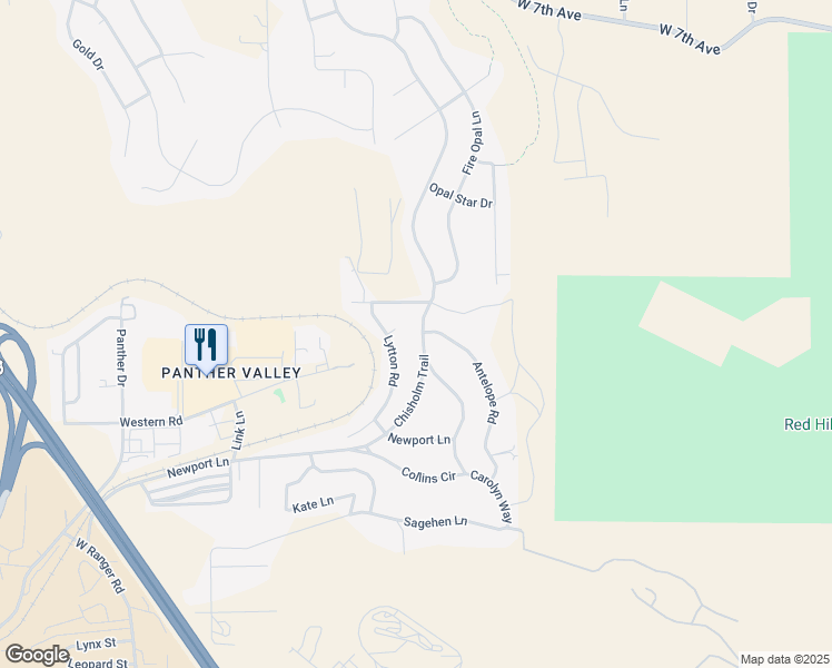 map of restaurants, bars, coffee shops, grocery stores, and more near 1195 Chisholm Trail in Reno