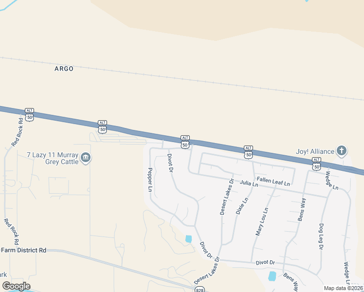 map of restaurants, bars, coffee shops, grocery stores, and more near 1004 Pepper Lane in Fernley