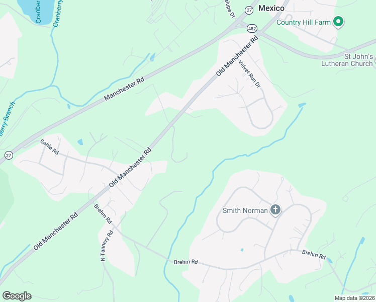map of restaurants, bars, coffee shops, grocery stores, and more near 1219 Old Manchester Road in Westminster