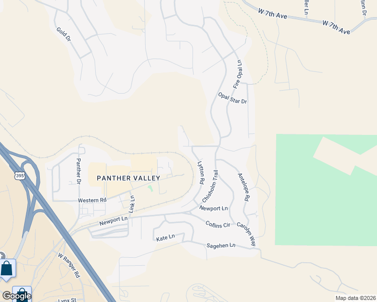 map of restaurants, bars, coffee shops, grocery stores, and more near 1570 Rockchuck Road in Reno