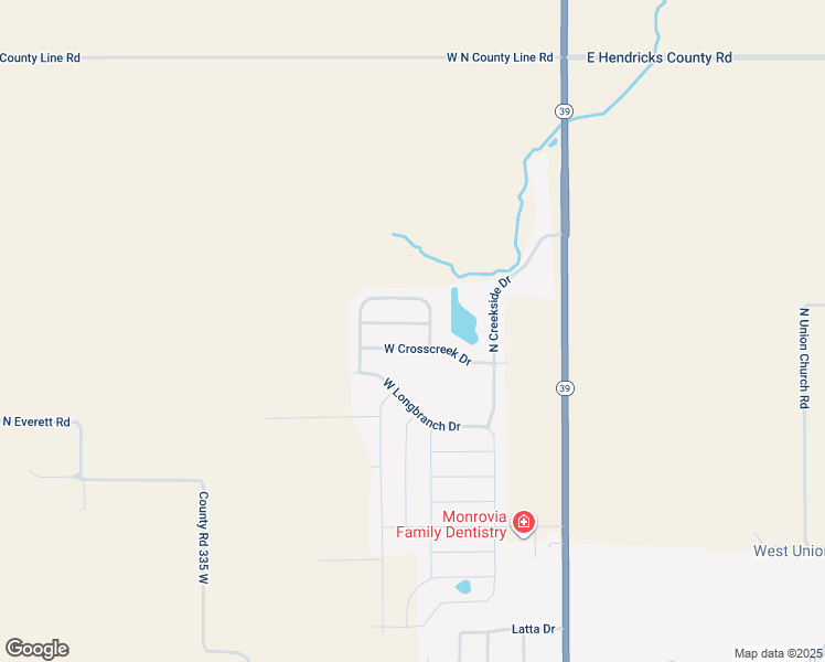 map of restaurants, bars, coffee shops, grocery stores, and more near 3150 West Crosscreek Drive in Monrovia