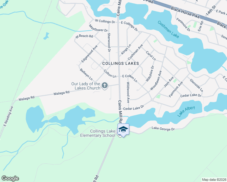 map of restaurants, bars, coffee shops, grocery stores, and more near 506 Ridgewood Terrace in Buena Vista Township