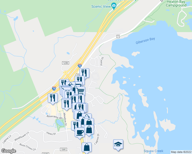 map of restaurants, bars, coffee shops, grocery stores, and more near 1127 9000 Divide in Frisco