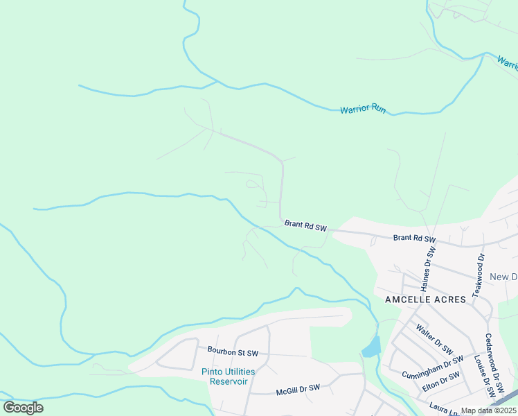 map of restaurants, bars, coffee shops, grocery stores, and more near 14804 Shadybrook Lane Southwest in Cresaptown