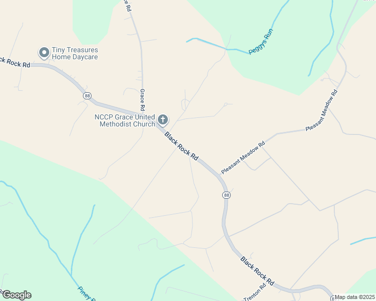 map of restaurants, bars, coffee shops, grocery stores, and more near 4526 Black Rock Road in Upperco