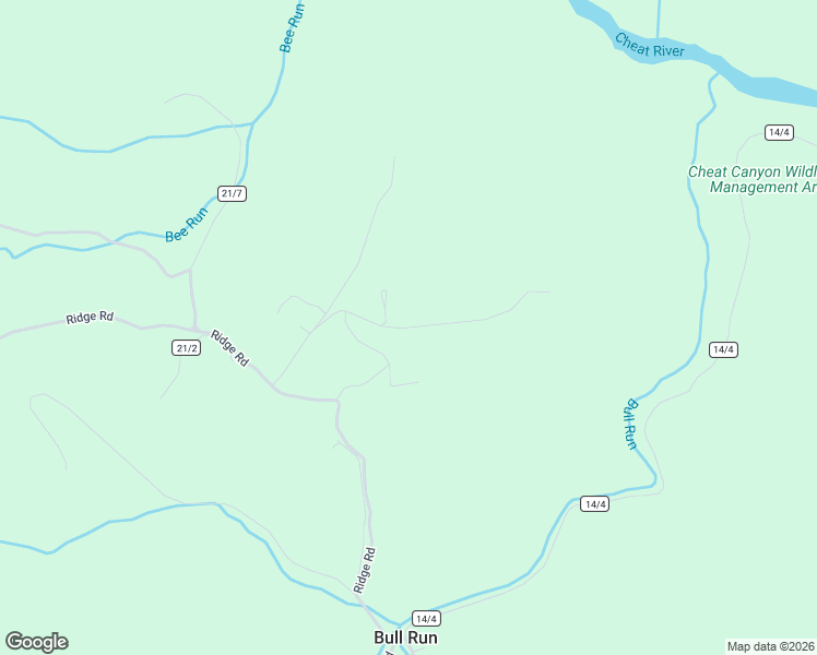 map of restaurants, bars, coffee shops, grocery stores, and more near Pat Cale Road in Preston County