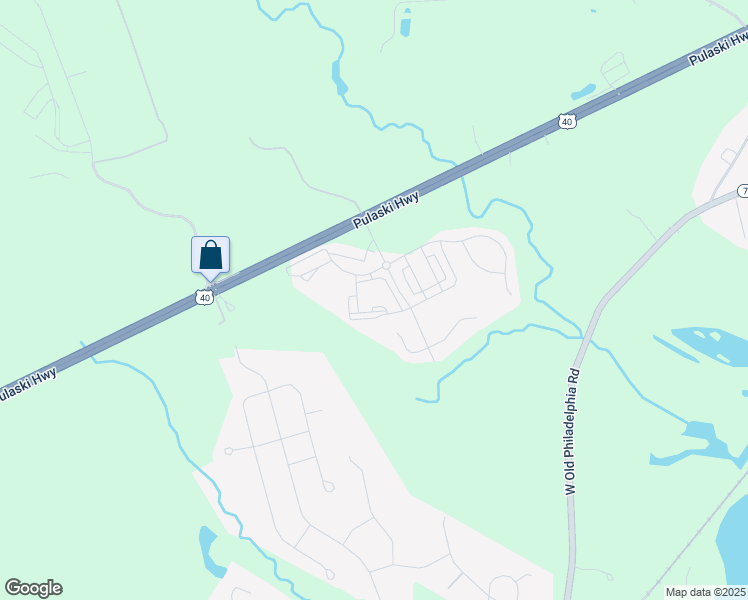 map of restaurants, bars, coffee shops, grocery stores, and more near 330 West Claiborne Road in North East