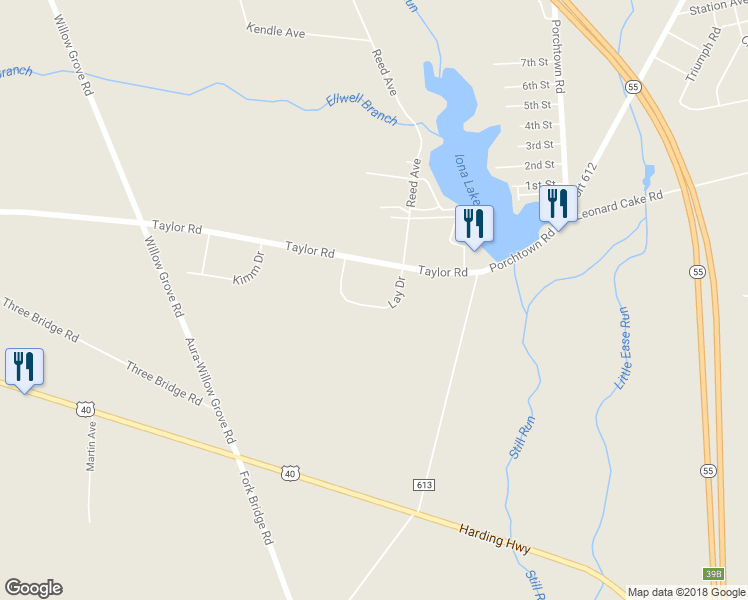 map of restaurants, bars, coffee shops, grocery stores, and more near 66 Lay Drive in Franklin