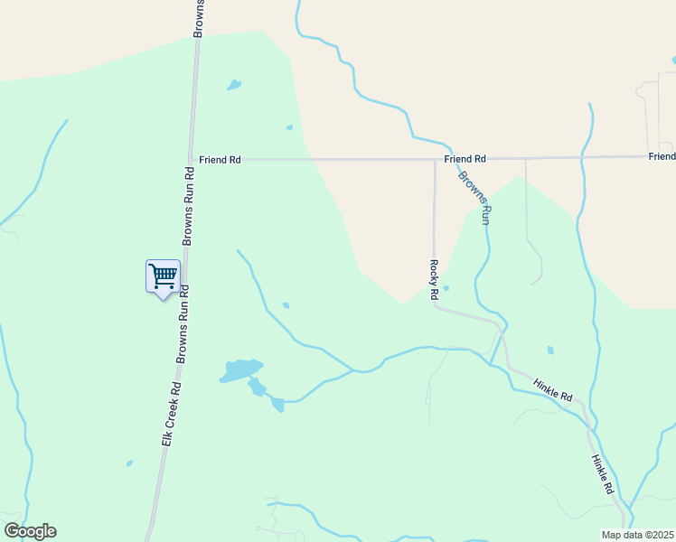 map of restaurants, bars, coffee shops, grocery stores, and more near 10241 Rocky Road in Middletown