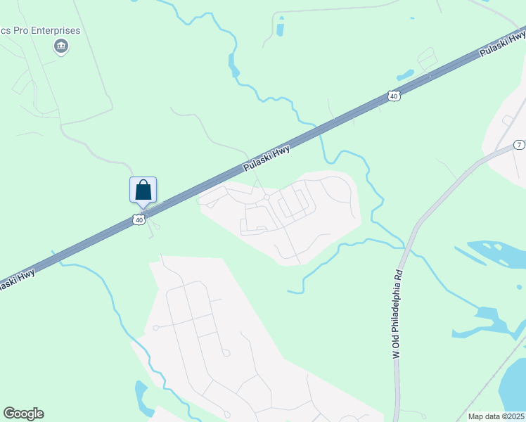 map of restaurants, bars, coffee shops, grocery stores, and more near 400 West Claiborne Road in North East