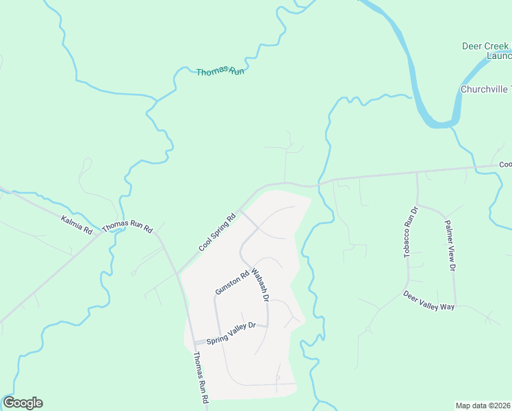 map of restaurants, bars, coffee shops, grocery stores, and more near 2423 Cool Spring Road in Bel Air