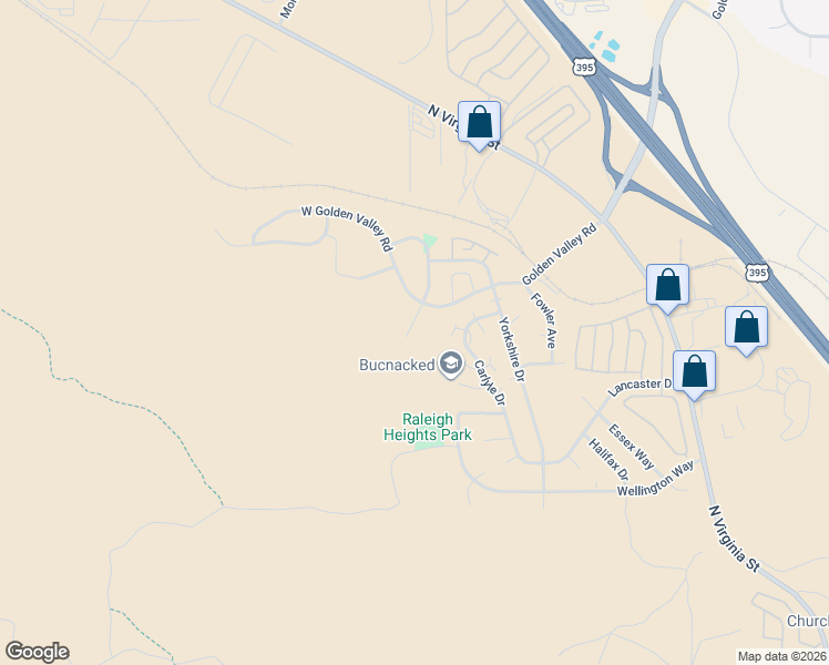 map of restaurants, bars, coffee shops, grocery stores, and more near 7874 Zinfandel Court in Reno
