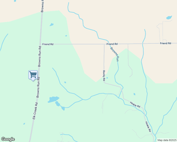 map of restaurants, bars, coffee shops, grocery stores, and more near 10241 Rocky Road in Middletown