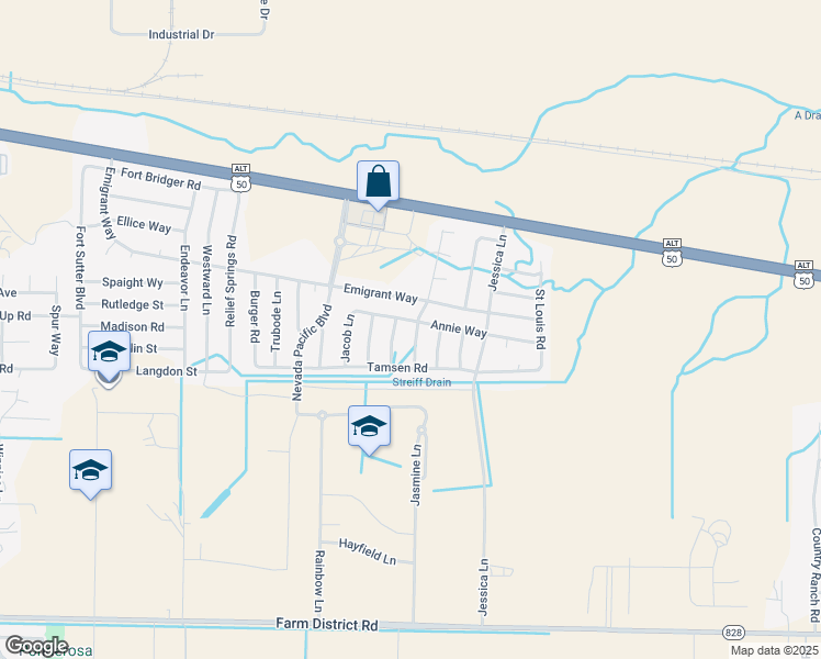 map of restaurants, bars, coffee shops, grocery stores, and more near 971 Short Cut Drive in Fernley