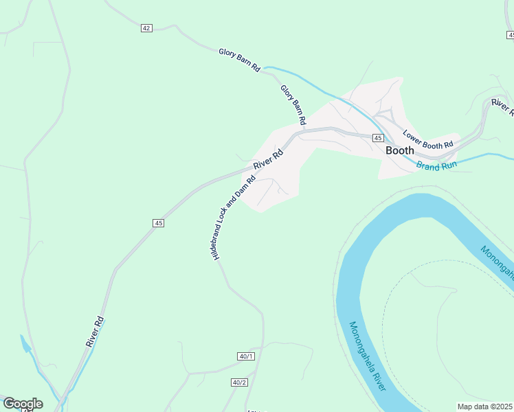 map of restaurants, bars, coffee shops, grocery stores, and more near 98 Bendview Ave in Morgantown