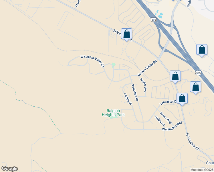 map of restaurants, bars, coffee shops, grocery stores, and more near 7867 Zinfandel Court in Reno