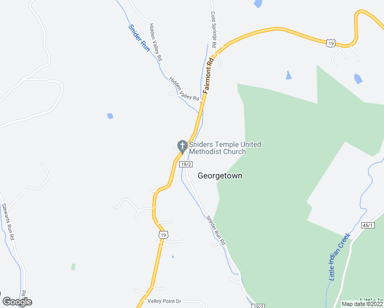map of restaurants, bars, coffee shops, grocery stores, and more near 5 County Road 19/2 in Morgantown