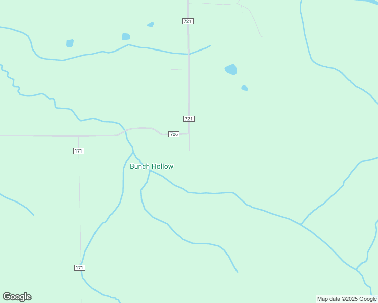 map of restaurants, bars, coffee shops, grocery stores, and more near County Road 721 in Carroll County