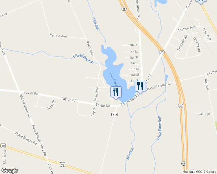 map of restaurants, bars, coffee shops, grocery stores, and more near 565 Holly Drive in Franklin