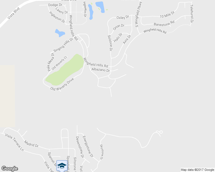 map of restaurants, bars, coffee shops, grocery stores, and more near 2856 Falcon Ridge Drive in Sparks