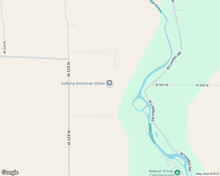 map of restaurants, bars, coffee shops, grocery stores, and more near 4800 North 825 West in Boggstown