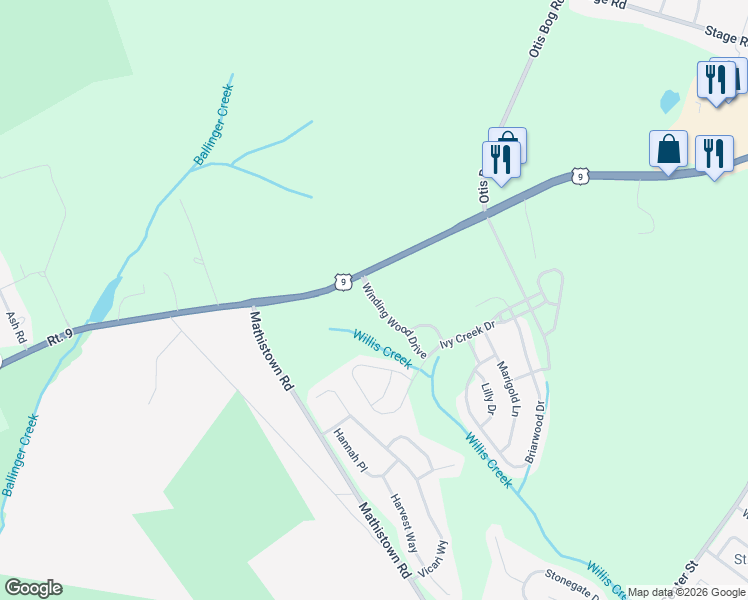 map of restaurants, bars, coffee shops, grocery stores, and more near 696 U.S. 9 in Ocean County