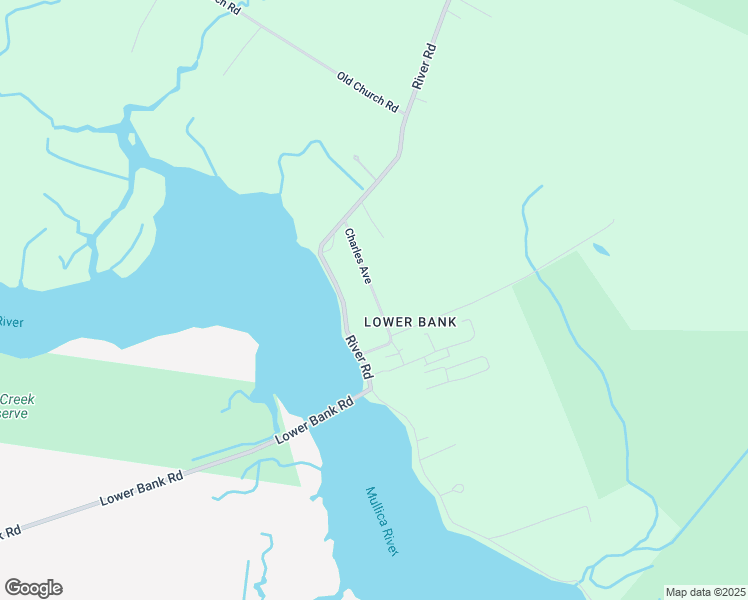 map of restaurants, bars, coffee shops, grocery stores, and more near 13 Charles Avenue in Egg Harbor City