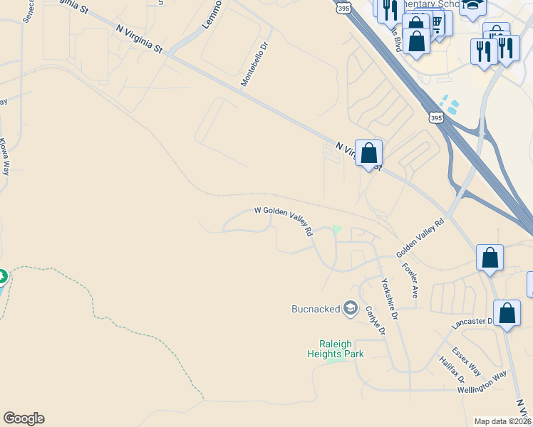 map of restaurants, bars, coffee shops, grocery stores, and more near 825 Sauvignon Drive in Reno