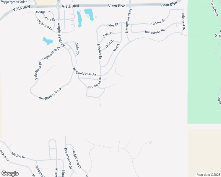map of restaurants, bars, coffee shops, grocery stores, and more near 2887 Falcon Ridge Drive in Sparks