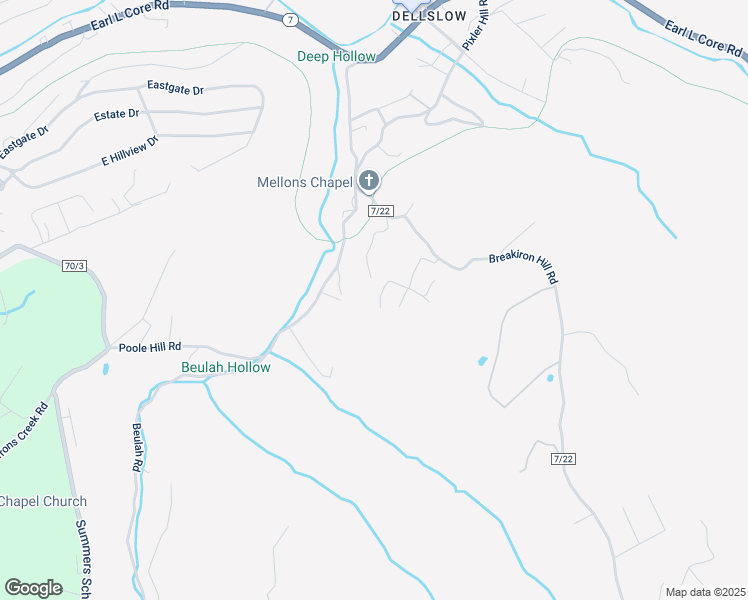 map of restaurants, bars, coffee shops, grocery stores, and more near 48 Nuce Lane in Morgantown