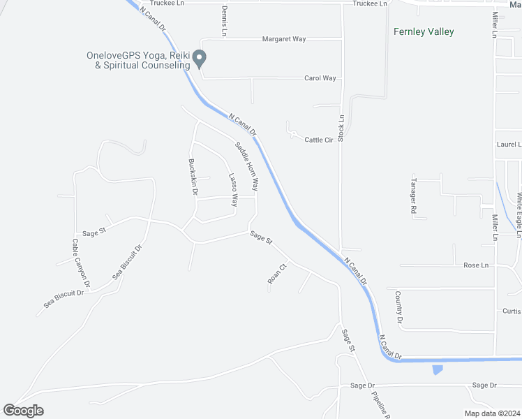 map of restaurants, bars, coffee shops, grocery stores, and more near 669 Saddle Horn Way in Fernley