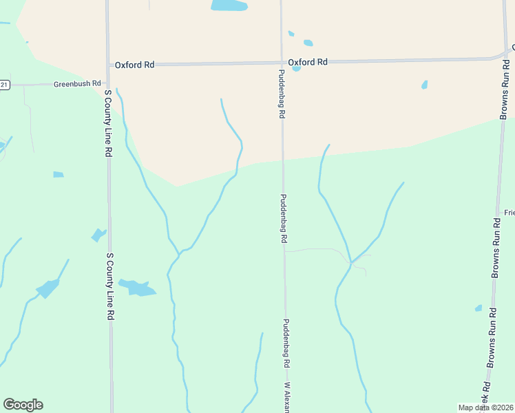 map of restaurants, bars, coffee shops, grocery stores, and more near 9925 Puddenbag Road in Germantown