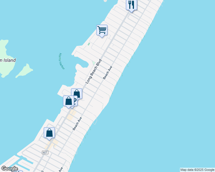 map of restaurants, bars, coffee shops, grocery stores, and more near 119 East Lillie Avenue in Long Beach
