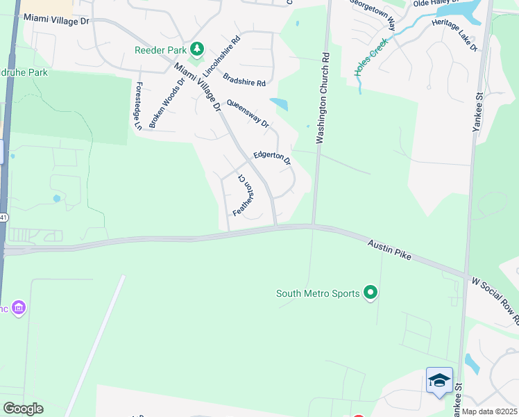 map of restaurants, bars, coffee shops, grocery stores, and more near 10191 Keithshire Court in Miamisburg