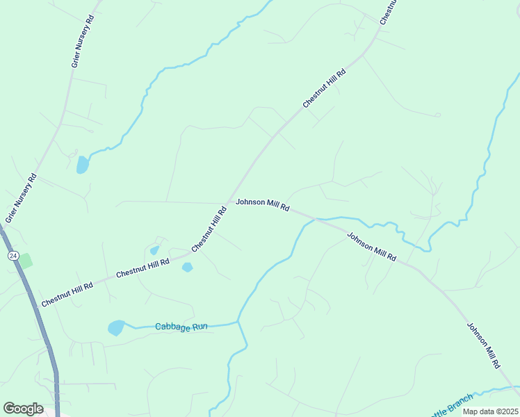map of restaurants, bars, coffee shops, grocery stores, and more near 2720 Johnson Mill Road in Harford County