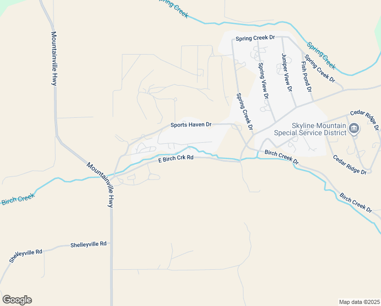 map of restaurants, bars, coffee shops, grocery stores, and more near 12100 East 22270 North in Fairview