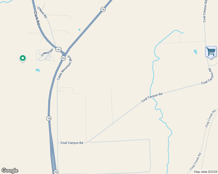 map of restaurants, bars, coffee shops, grocery stores, and more near 16 Rocky Drive in Oroville