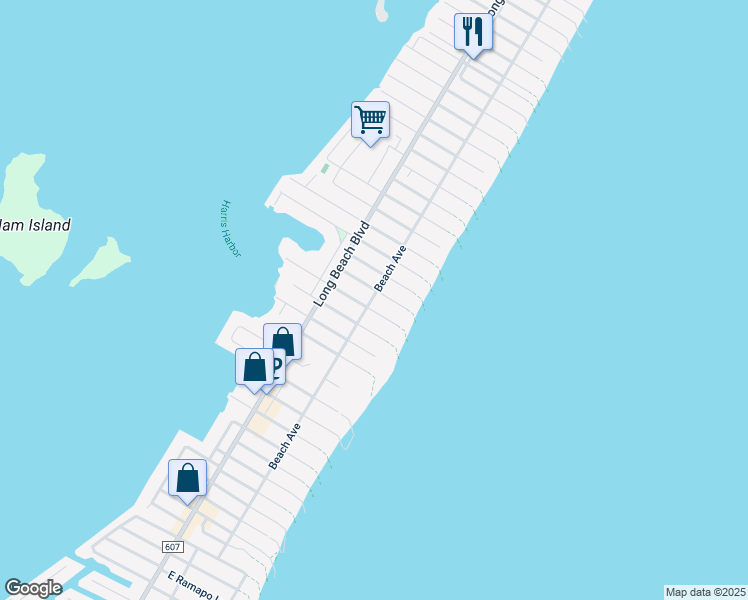 map of restaurants, bars, coffee shops, grocery stores, and more near 119 East Lillie Avenue in Long Beach