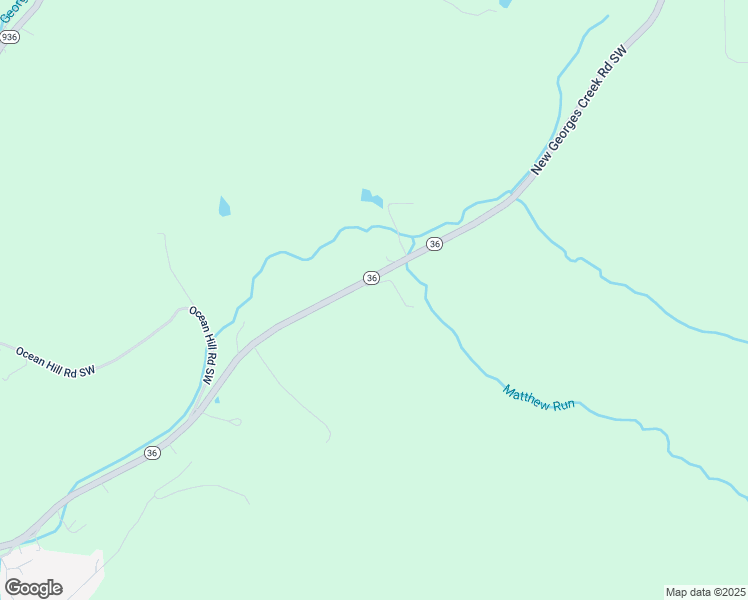 map of restaurants, bars, coffee shops, grocery stores, and more near 14108 New Georges Creek Road Southwest in Frostburg