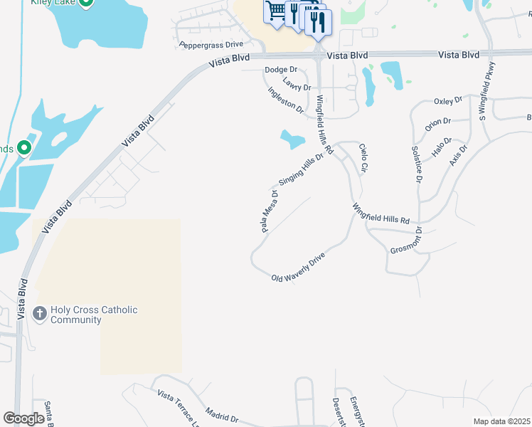 map of restaurants, bars, coffee shops, grocery stores, and more near 815 Kiley Parkway in Sparks