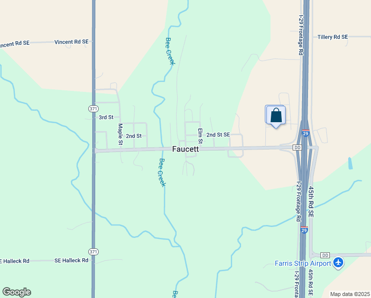 map of restaurants, bars, coffee shops, grocery stores, and more near in Faucett