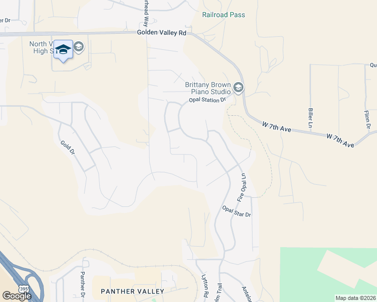 map of restaurants, bars, coffee shops, grocery stores, and more near 417 Scenic Ridge Drive in Reno