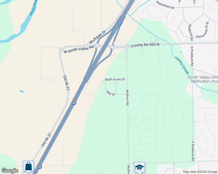 map of restaurants, bars, coffee shops, grocery stores, and more near 722 Clyde Drive in Greenwood