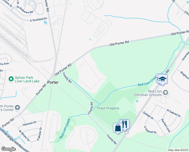 map of restaurants, bars, coffee shops, grocery stores, and more near 14 Lauren Drive in Bear