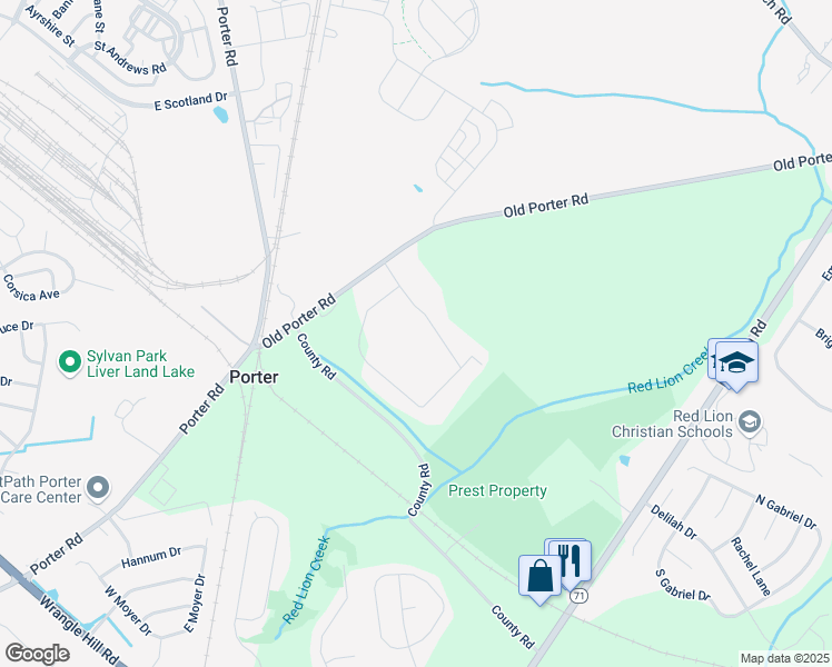 map of restaurants, bars, coffee shops, grocery stores, and more near 14 Lauren Drive in Bear