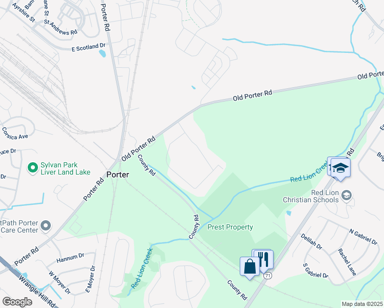 map of restaurants, bars, coffee shops, grocery stores, and more near 14 Lauren Drive in Bear