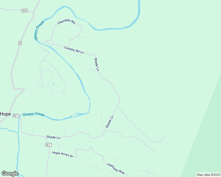 map of restaurants, bars, coffee shops, grocery stores, and more near 811 Shade Lane in Berkeley Springs