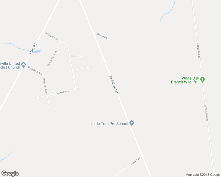 map of restaurants, bars, coffee shops, grocery stores, and more near 2599 Tuckahoe Road in Franklin