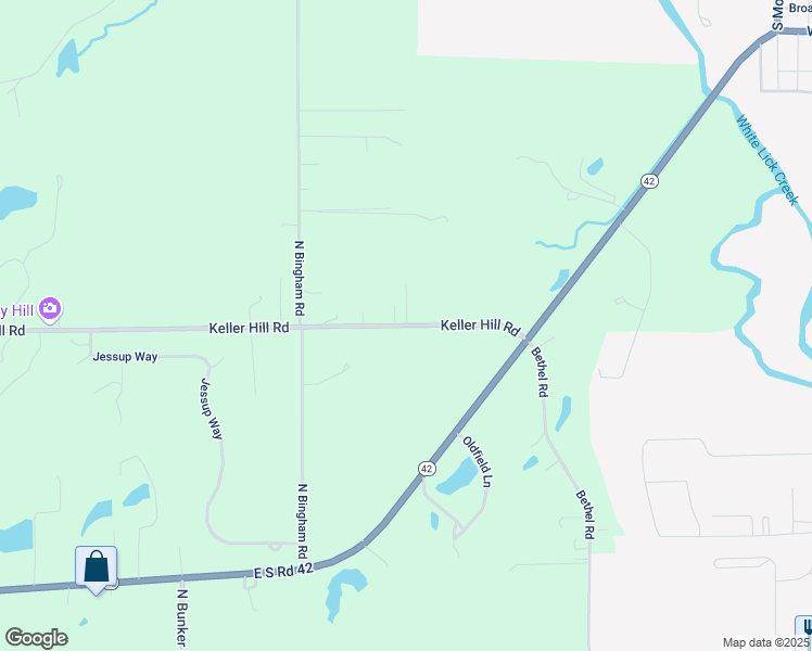 map of restaurants, bars, coffee shops, grocery stores, and more near 266 County Road 1200 North in Mooresville