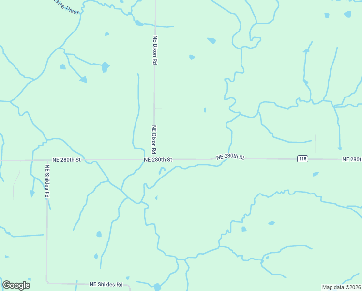 map of restaurants, bars, coffee shops, grocery stores, and more near 2040 Northeast 280th Street in Lathrop